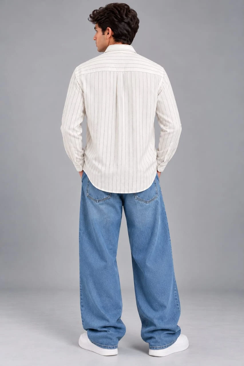 NOW&THEN STRIPES SHIRT F/S, image 2