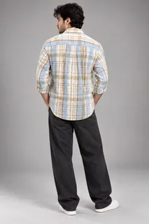 BELLIS LINEN CHECKS F/S SHIRT 2