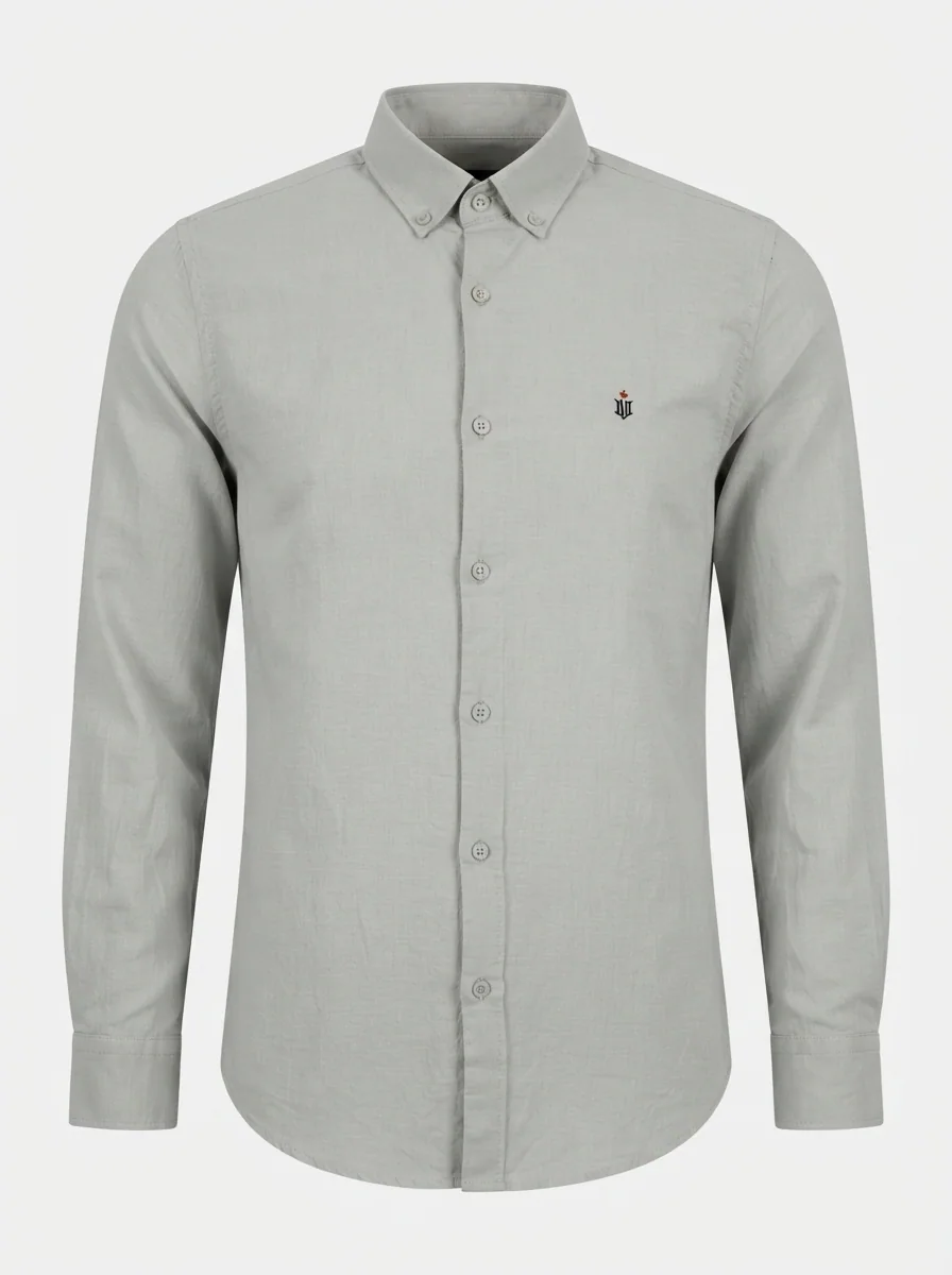 COCO CLUB LINEN PLAIN SHIRT F/S, image 3