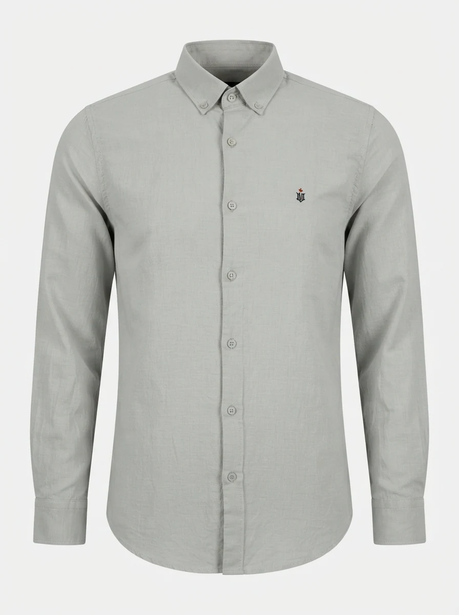 COCO CLUB LINEN PLAIN SHIRT F/S, image 3