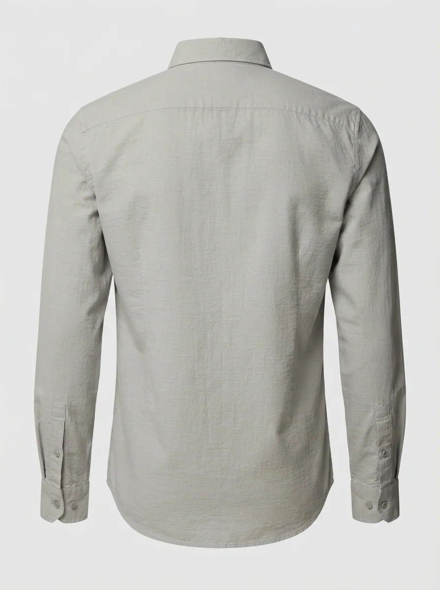 COCO CLUB LINEN PLAIN SHIRT F/S, image 4