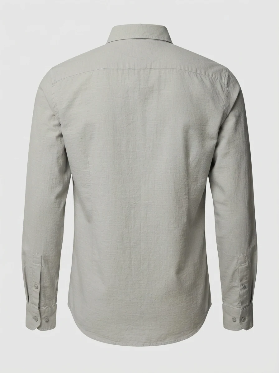 COCO CLUB LINEN PLAIN SHIRT F/S, image 4