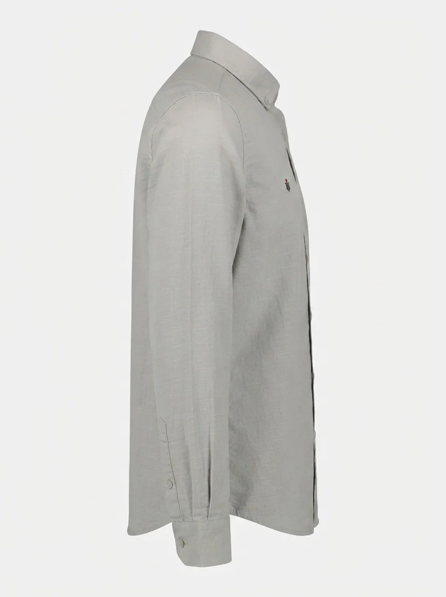 COCO CLUB LINEN PLAIN SHIRT F/S, image 6