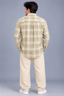EGO POLY LYCRA CHECKS SHIRT F/S 2