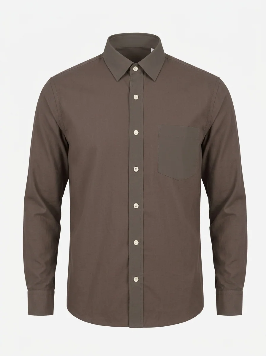 GR2059 CALZADO OXFORD PLAIN SHIRT F/S, image 3
