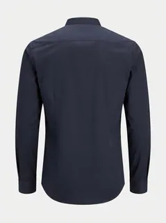 AUXOM SATIN PLAIN CHINESE SHIRT F/S 4