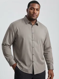 CLOFT SATIN STRIPES SHIRT F/S 1