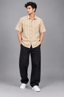 LIONS ROAR STRIPES SHIRT H/S 1