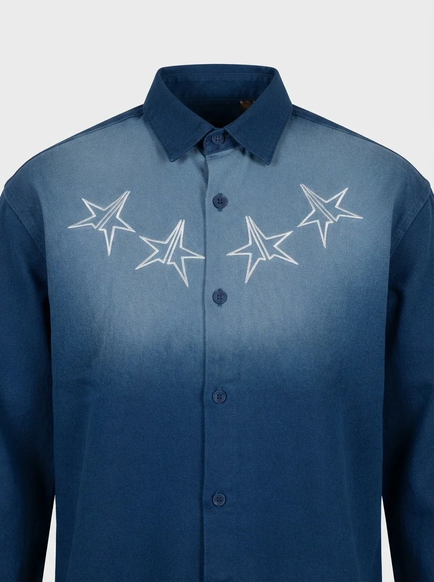 BLUEBAY DENIM F/S SHIRT, image 3
