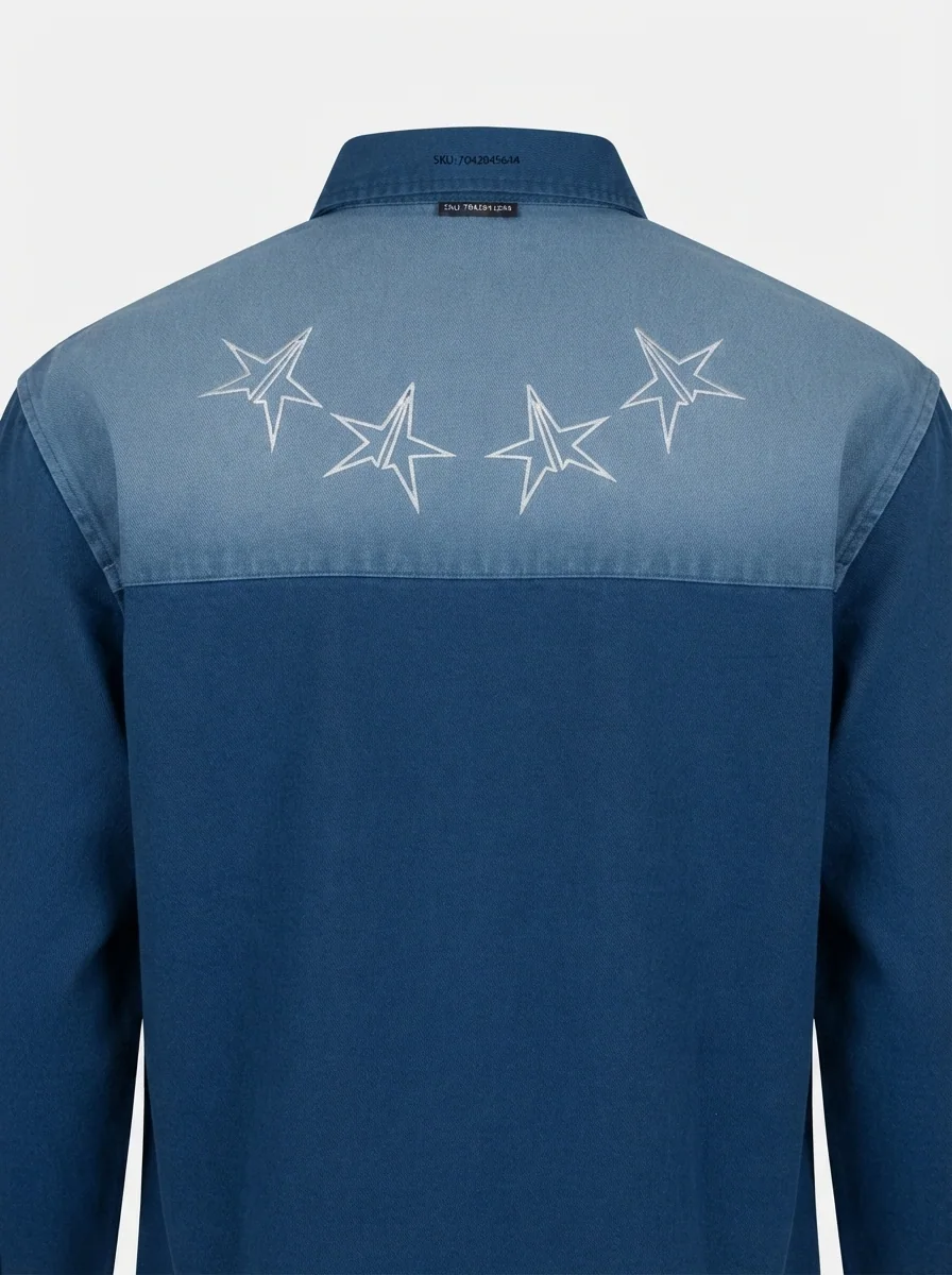 BLUEBAY DENIM F/S SHIRT, image 4