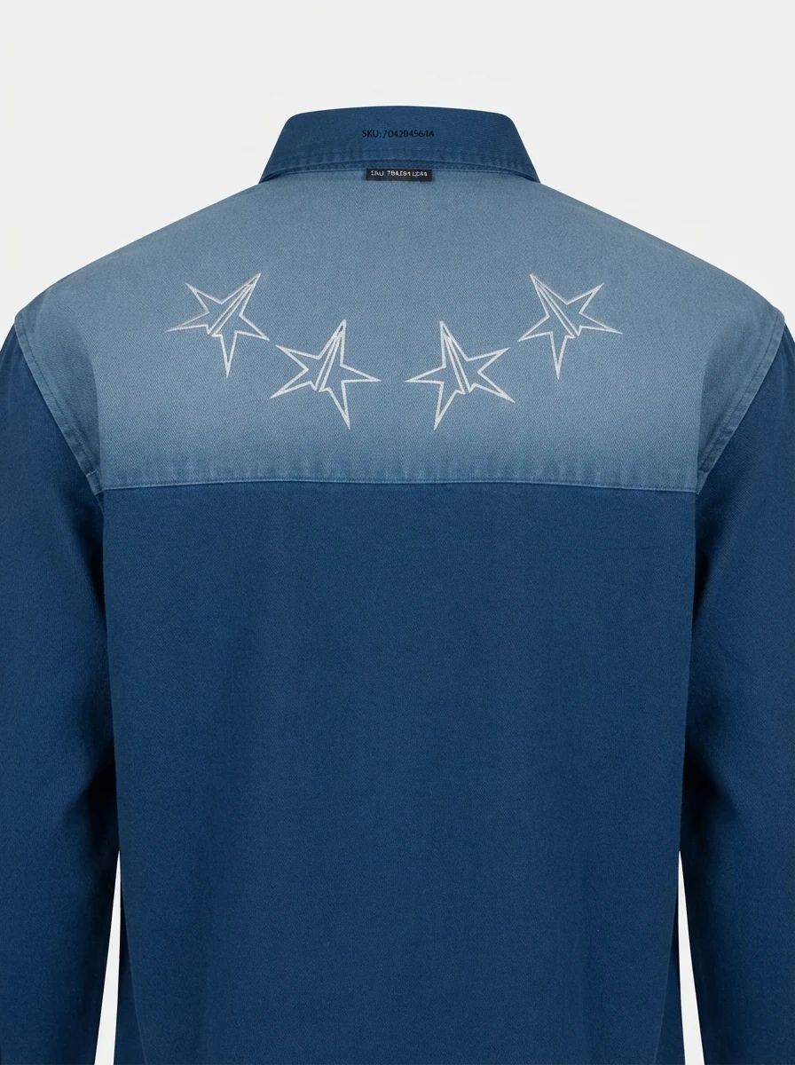 BLUEBAY DENIM F/S SHIRT, image 4