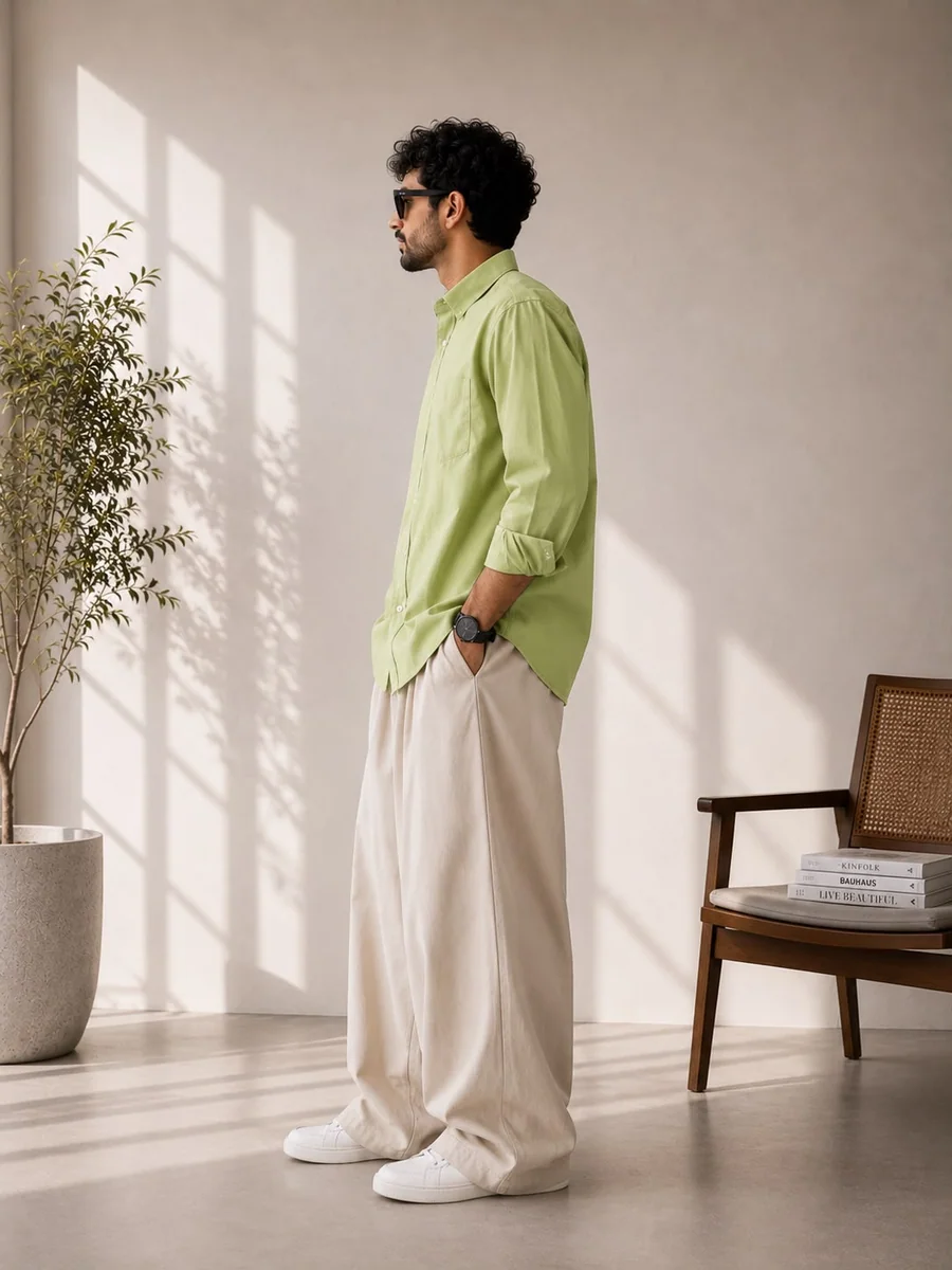 GR2059 CALZADO OXFORD PLAIN  SHIRT F/S, image 3