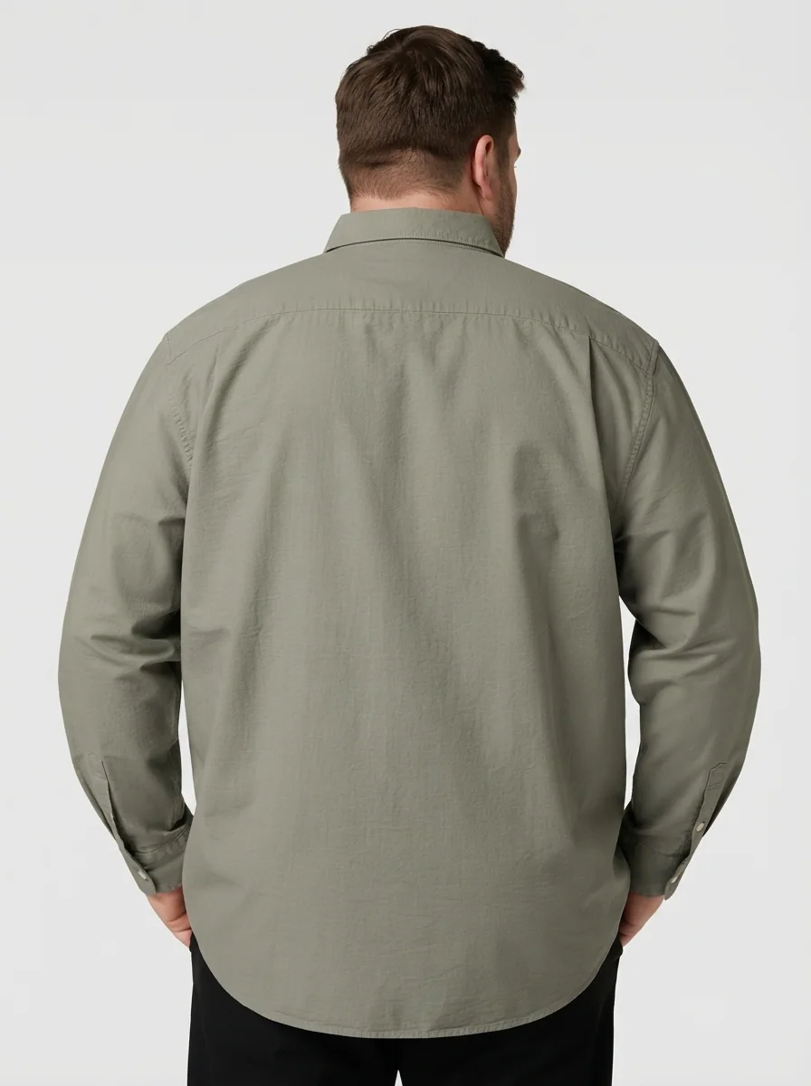 GR2055 CALZADO LINEN PLAIN SHIRT F/S, image 2