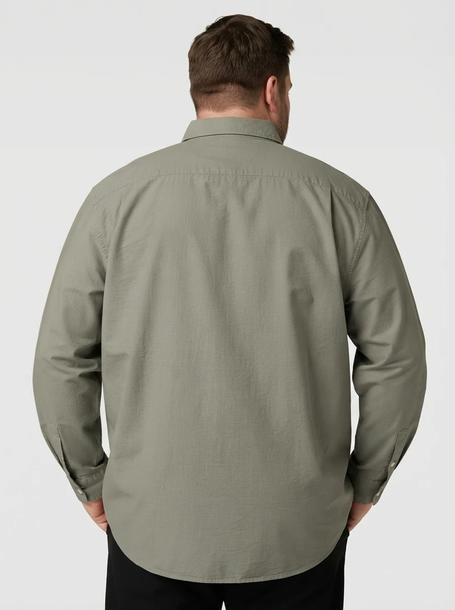 GR2055 CALZADO LINEN PLAIN SHIRT F/S, image 2