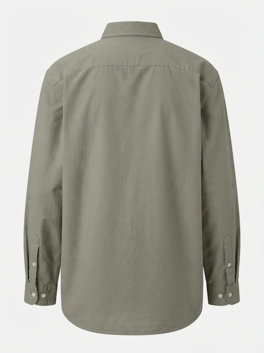 GR2055 CALZADO LINEN PLAIN SHIRT F/S, image 4