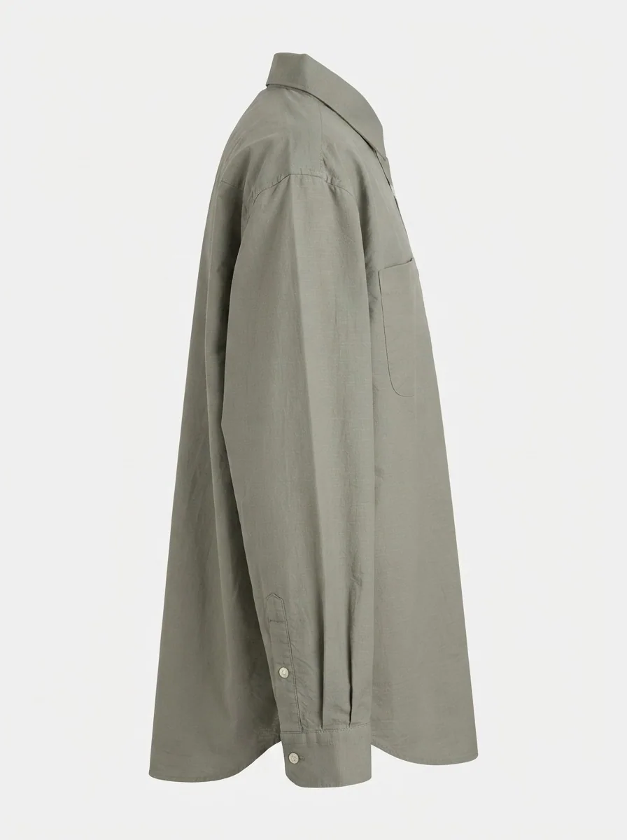 GR2055 CALZADO LINEN PLAIN SHIRT F/S, image 6