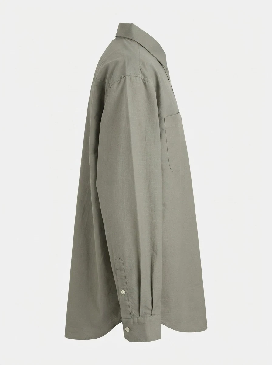 GR2055 CALZADO LINEN PLAIN SHIRT F/S, image 6