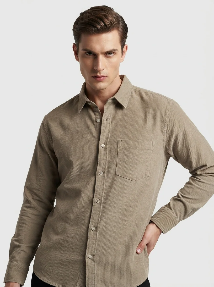 CALZADO CORDUROY PLAIN F/S SHIRT, image 4