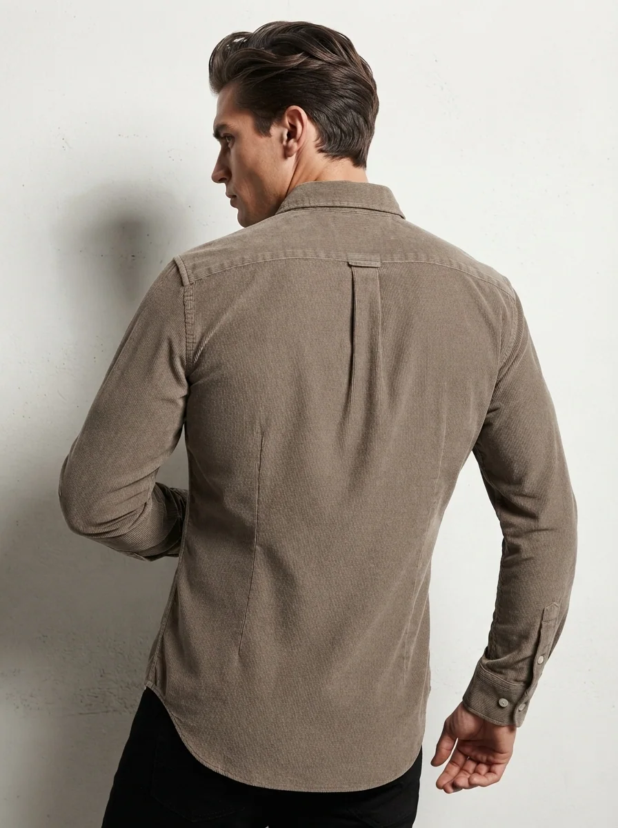 CALZADO CORDUROY PLAIN F/S SHIRT
