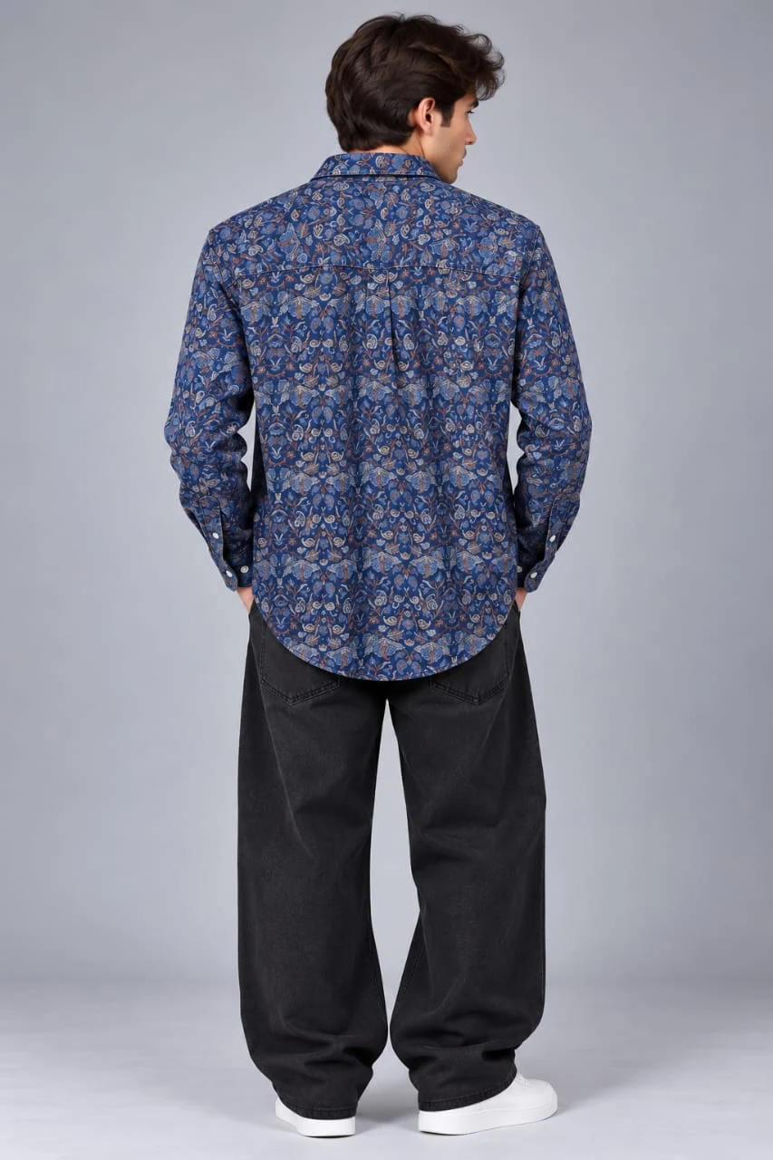 INGLISH PRINT F/S SHIRT, image 2