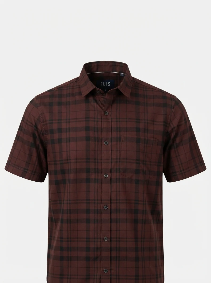 BELLIS OXFORD CHECK SHIRT H/S, image 3