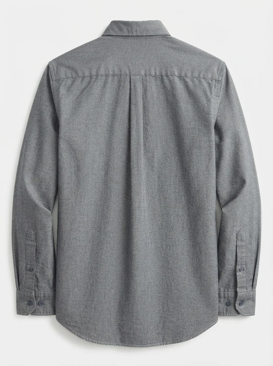NOW AND THEN PLAIN SHIRT-L-DARK GREY, image 7