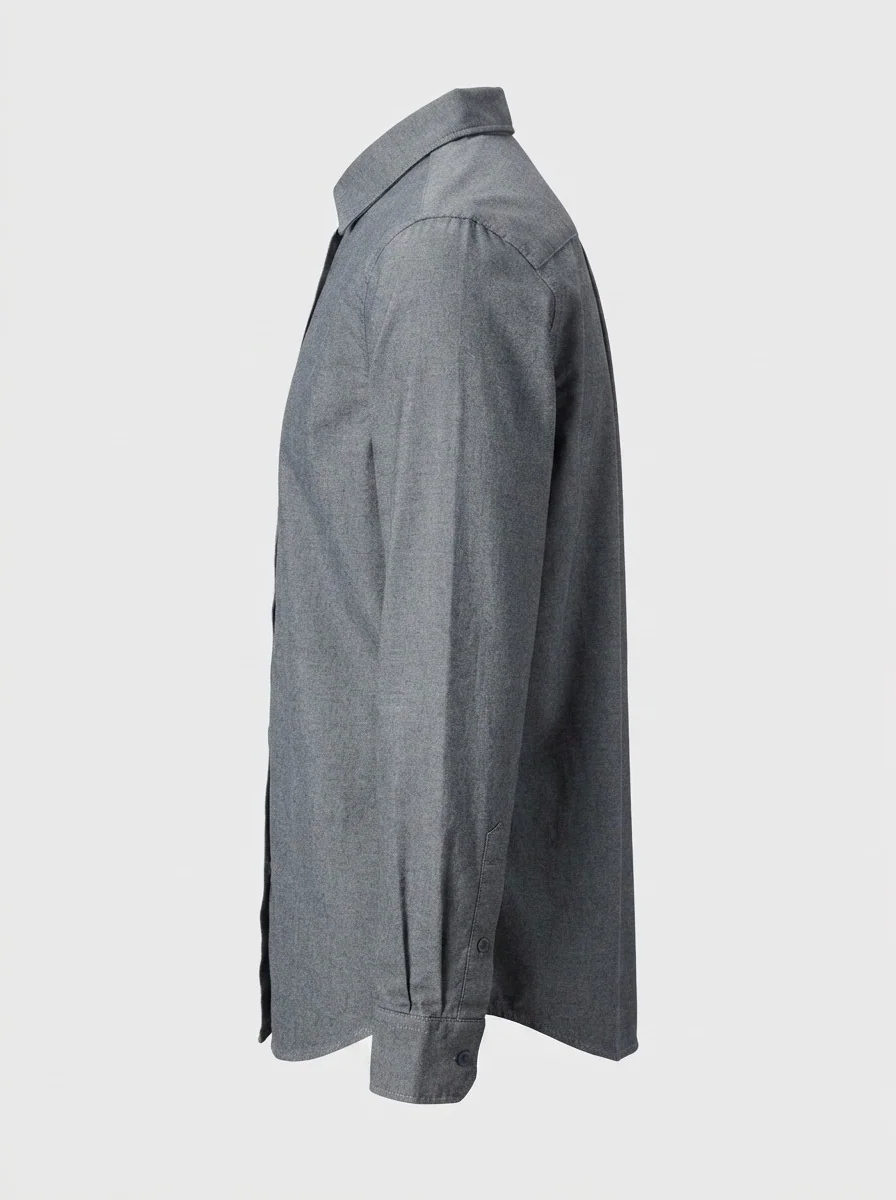 NOW AND THEN PLAIN SHIRT-L-DARK GREY, image 11