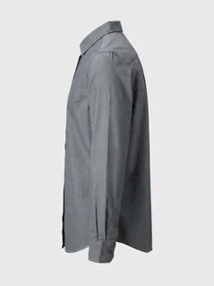 NOW AND THEN PLAIN SHIRT-L-DARK GREY 11