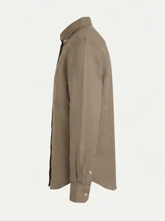 HIEND IMP LINEN SHIRT-S-KHAKI 6