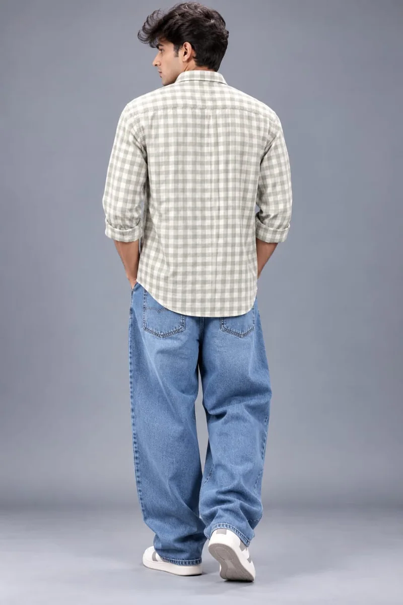 EGO LINEN CHECK SHIRT F/S, image 2