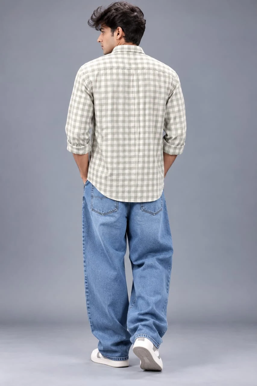 EGO LINEN CHECK SHIRT F/S, image 2