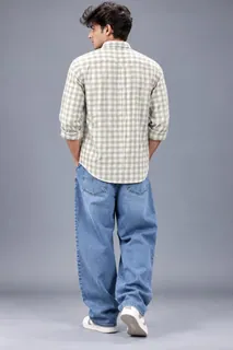EGO LINEN CHECK SHIRT F/S 2