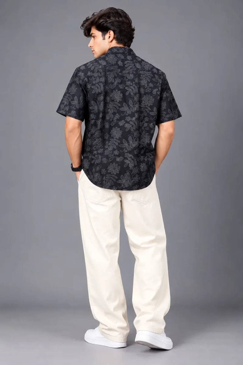 VOGUE LINEN PRINTED H/S SHIRT, image 2