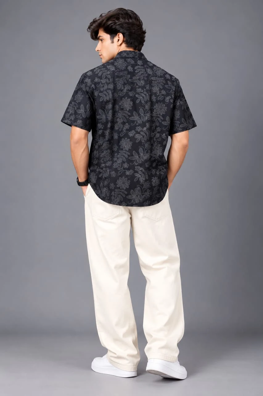 VOGUE LINEN PRINTED H/S SHIRT, image 2
