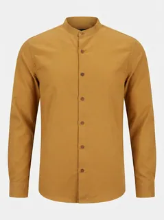 AUXOM SATIN PLAIN SHIRT F/S 1