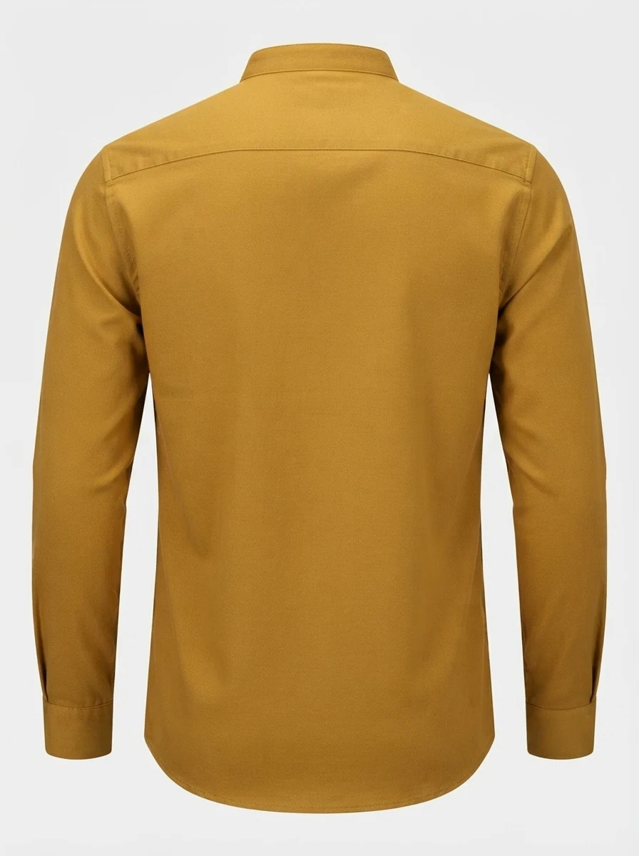 AUXOM SATIN PLAIN SHIRT F/S, image 5
