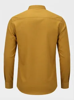 AUXOM SATIN PLAIN SHIRT F/S 5