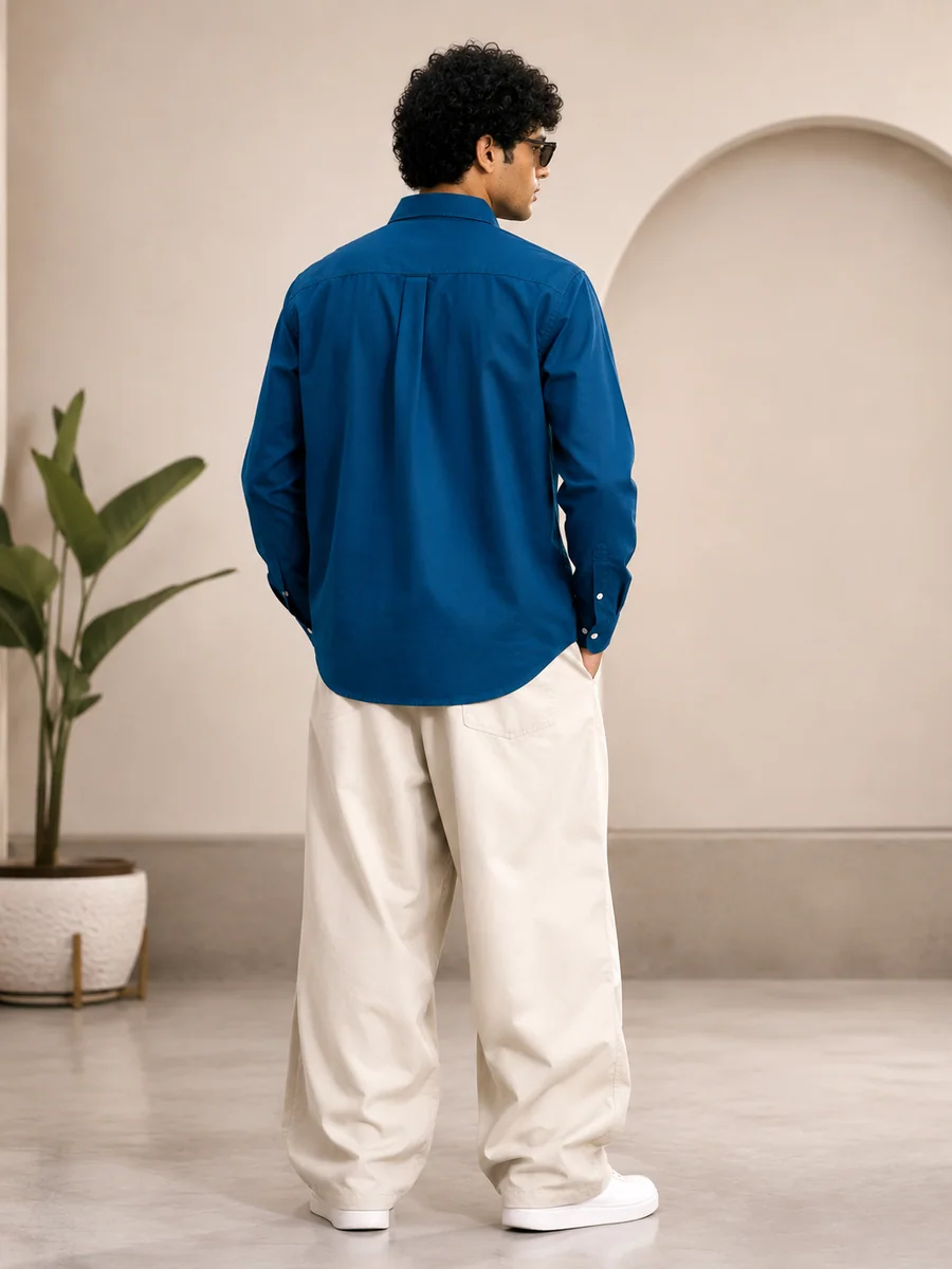 GR2060 CALZADO OXFORD  PLAIN SHIRT F/S, image 2
