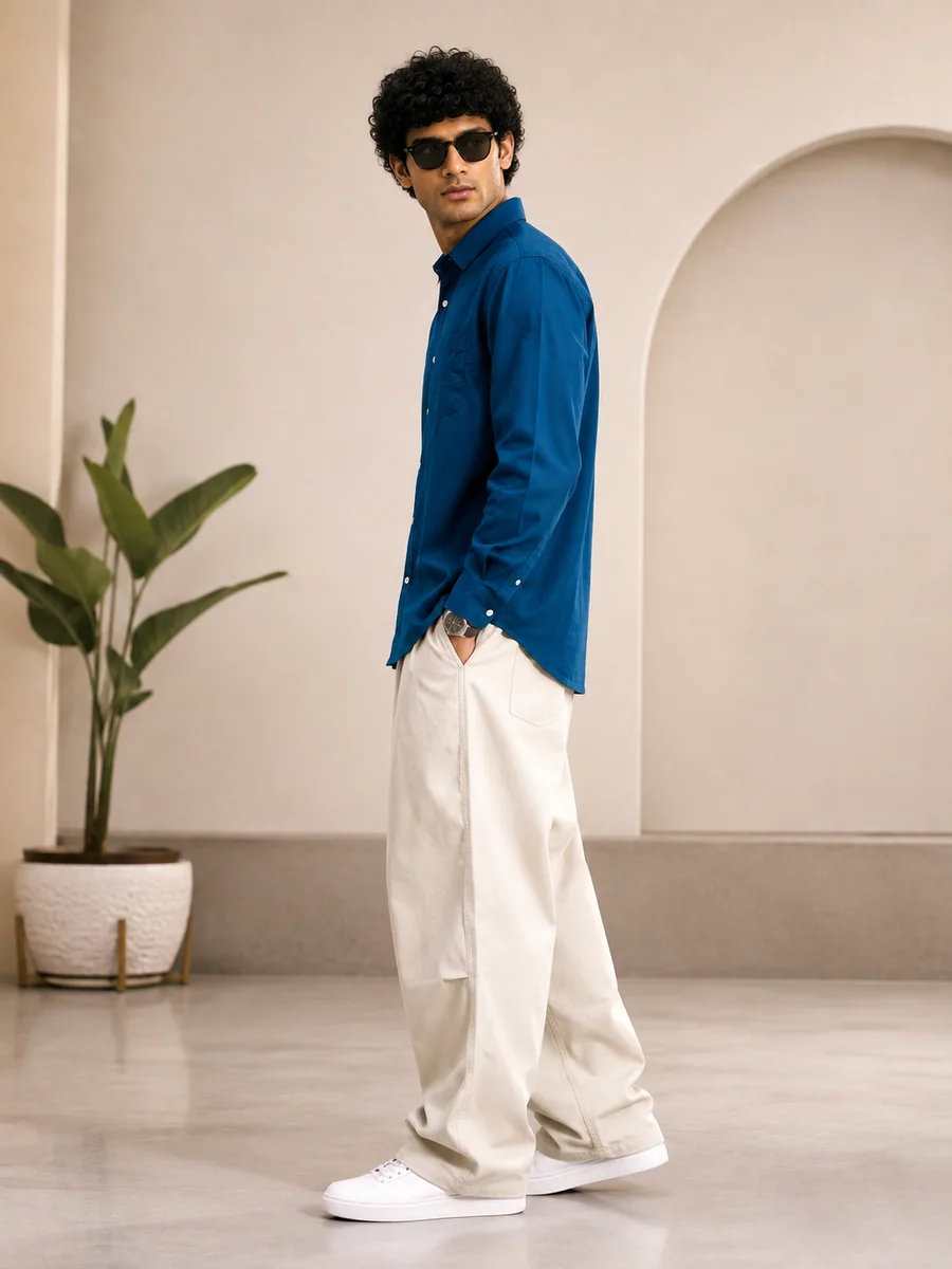 GR2060 CALZADO OXFORD  PLAIN SHIRT F/S, image 3