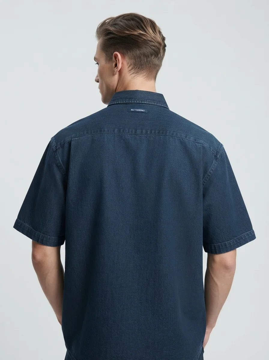 BELLIS DENIM H/S SHIRT, image 2