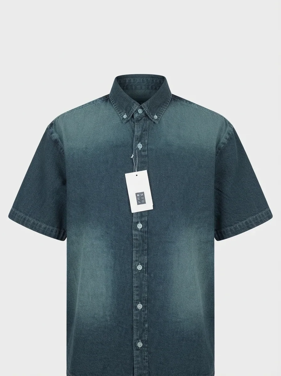 BELLIS DENIM H/S SHIRT, image 3