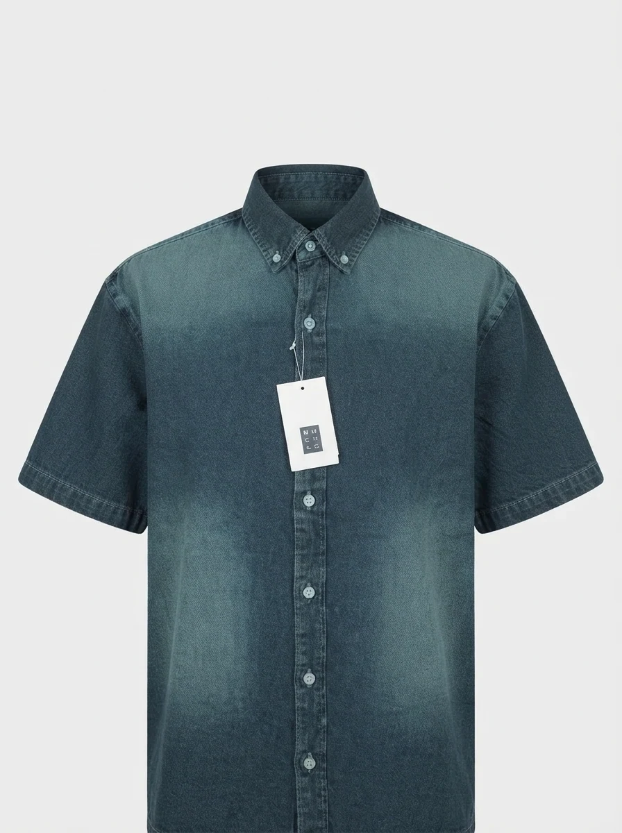 BELLIS DENIM H/S SHIRT, image 3