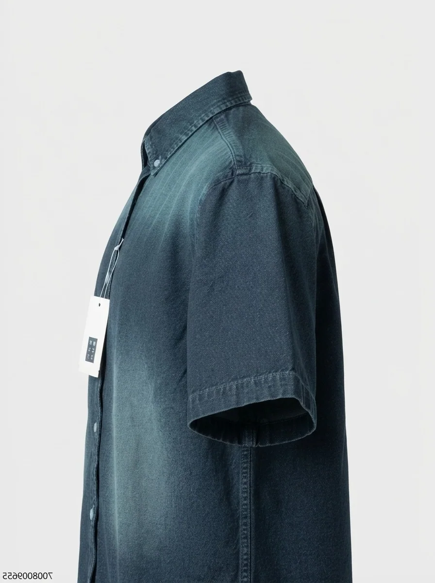 BELLIS DENIM H/S SHIRT, image 6