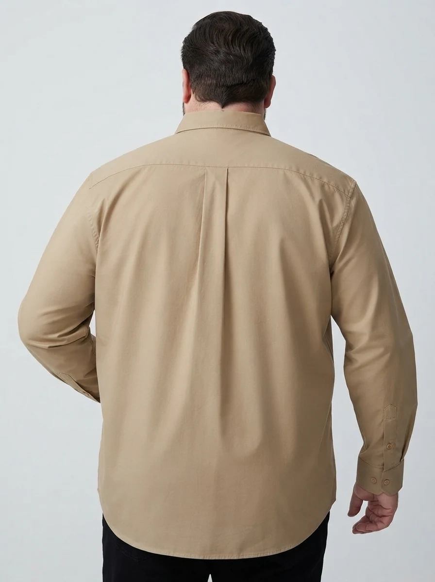 JEFF COLINS POLYLYCRA PLAIN SHIRT F/S, image 2