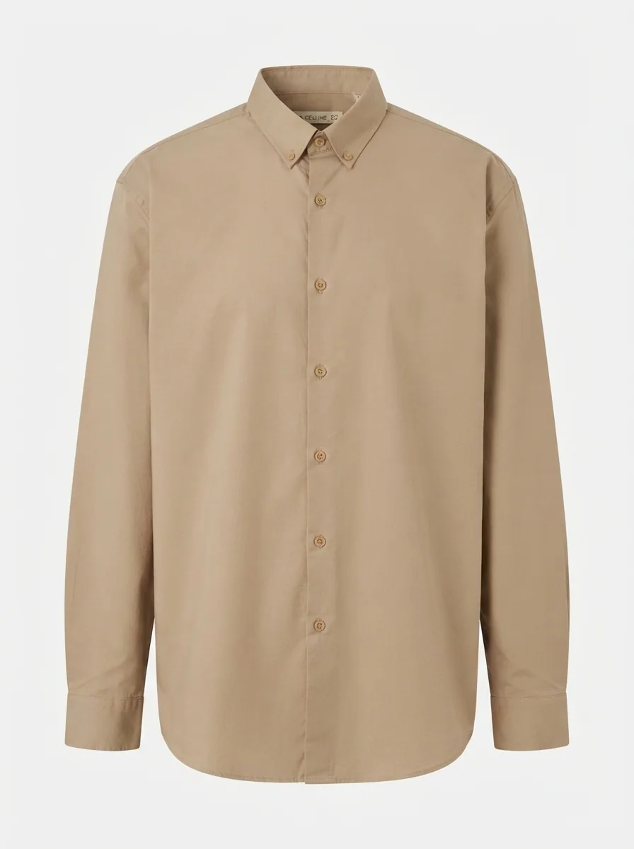 JEFF COLINS POLYLYCRA PLAIN SHIRT F/S, image 3