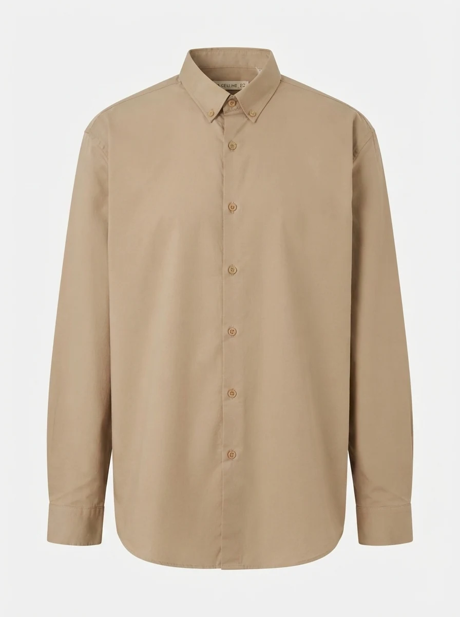 JEFF COLINS POLYLYCRA PLAIN SHIRT F/S, image 3