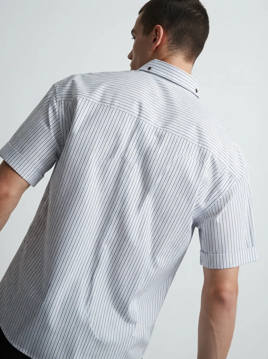 LOOPY STRIPES CHAIN SHIRT, image 2