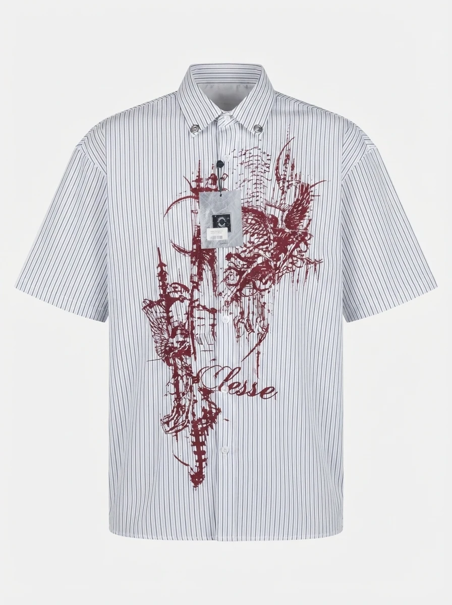 LOOPY STRIPES CHAIN SHIRT, image 3