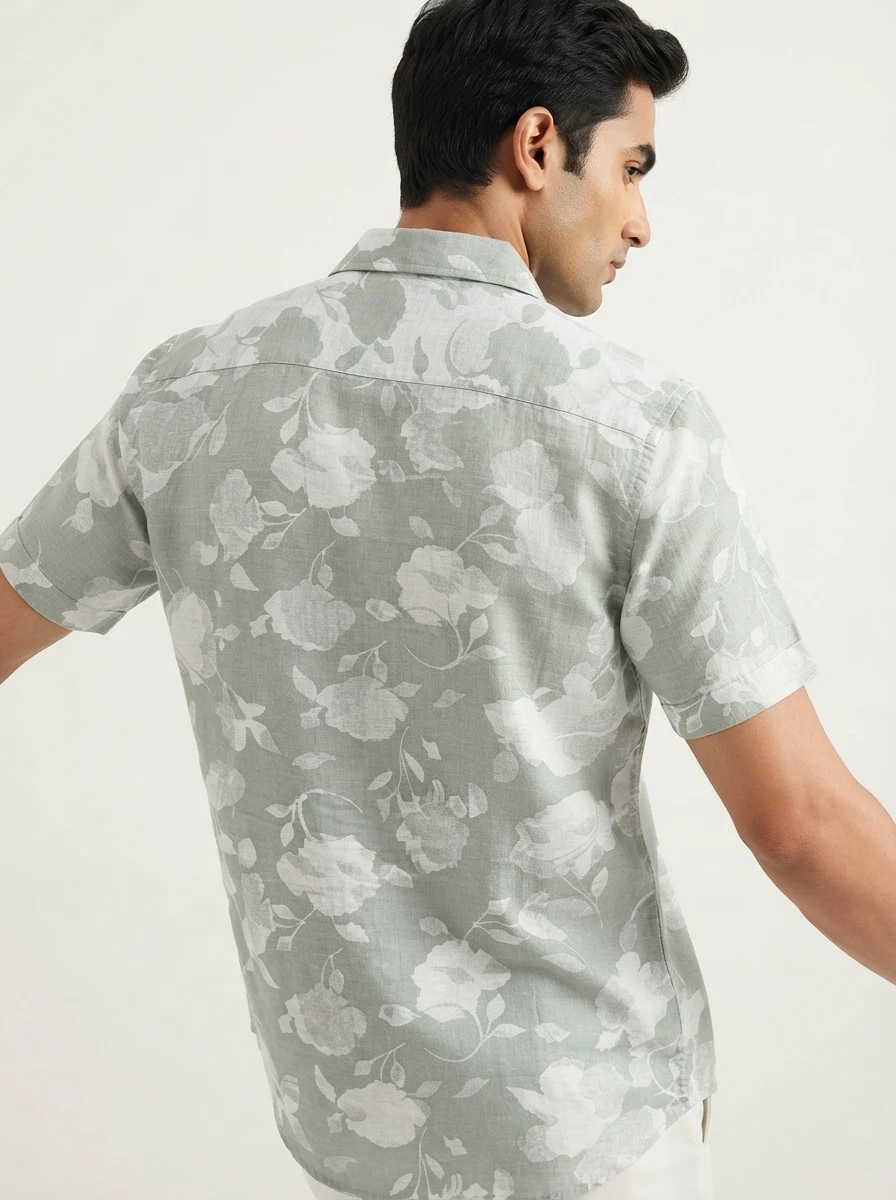 CALZADO LINEN PRINT H/S SHIRT, image 3