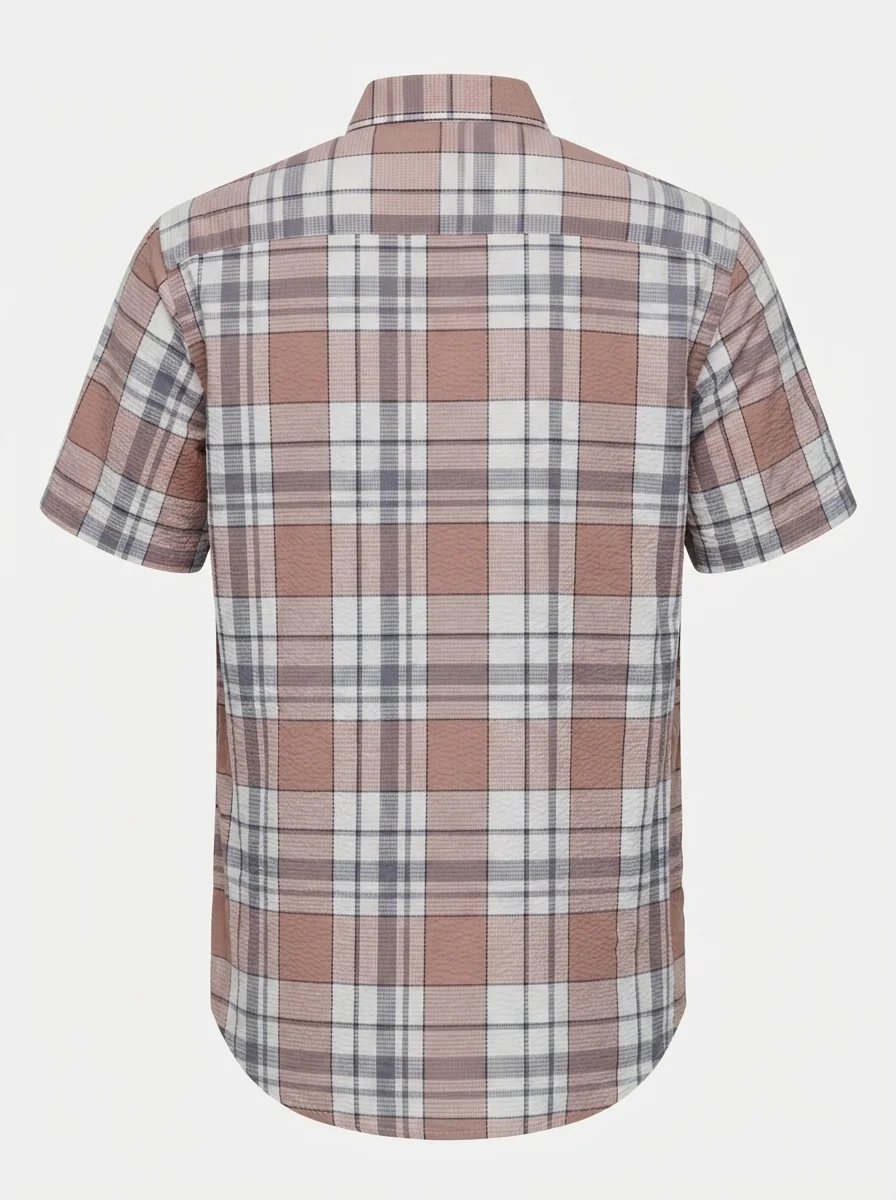 OXY POPCORN CHECK SHIRT F/S-M- BLUE&BLACK, image 4